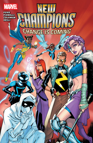New Champions: Change Is Coming (NEW CHAMPIONS) book cover by Steve Foxe