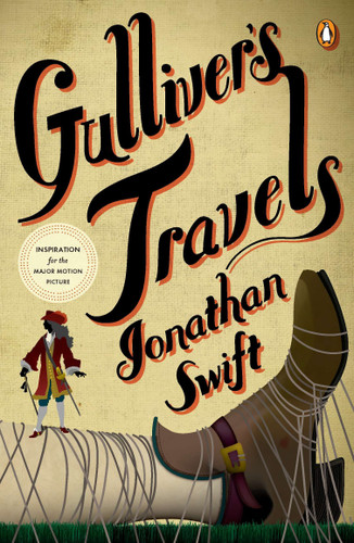 Gulliver's Travels book cover by Jonathan Swift