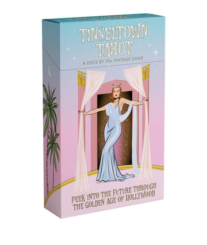 Tinseltown Tarot: A Look into Your Future Through the Golden Age of Hollywood book cover by 