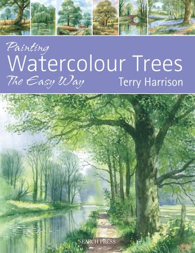 Painting Watercolour Trees the Easy Way book cover by Terry Harrison
