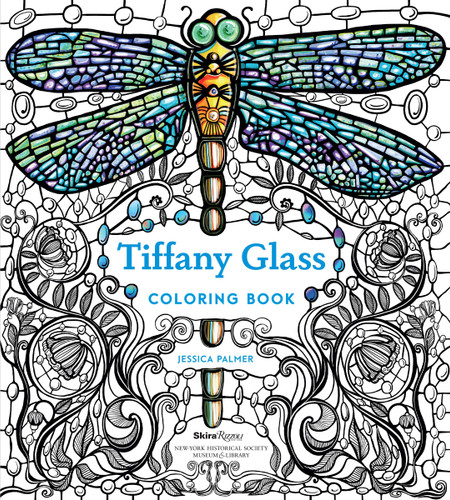 Tiffany Glass Coloring Book book cover by Jessica Palmer