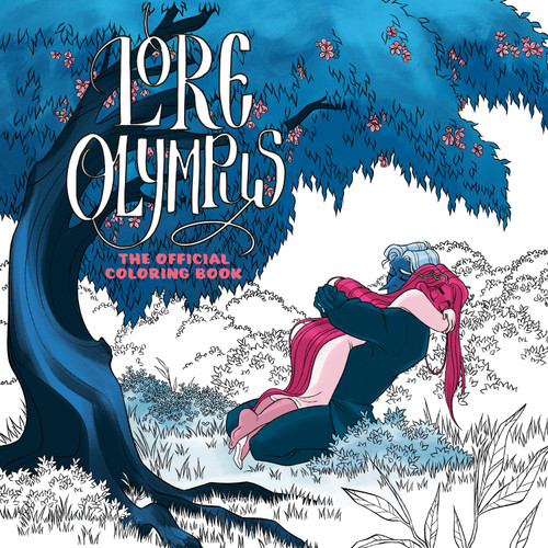 Lore Olympus: The Official Coloring Book (Lore Olympus) book cover by Rachel Smythe