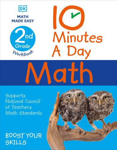 10 Minutes a Day Math, 2nd Grade (DK 10-Minutes a Day) book cover by DK
