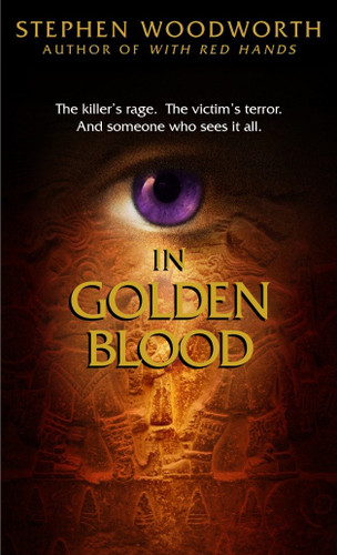 In Golden Blood (Violet Eyes) book cover by Stephen Woodworth