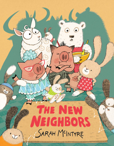 The New Neighbors book cover by Sarah McIntyre