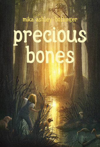 Precious Bones book cover by Mika Ashley-Hollinger