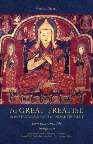 The Great Treatise on the Stages of the Path to Enlightenment (Volume 3) (The Great Treatise on the Stages of the Path, the Lamrim Chenmo) book cover by Tsongkhapa