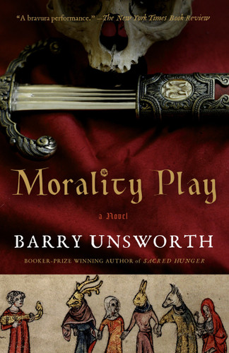 Morality Play book cover by Barry Unsworth