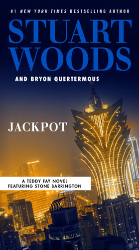 Jackpot (A Teddy Fay Novel) book cover by Stuart Woods, Bryon Quertermous