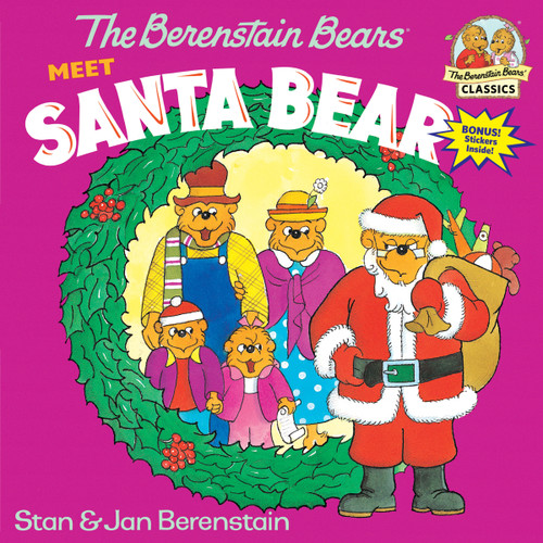 The Berenstain Bears Meet Santa Bear: A Christmas Book for Kids (First Time Books) book cover by Stan Berenstain, Jan Berenstain