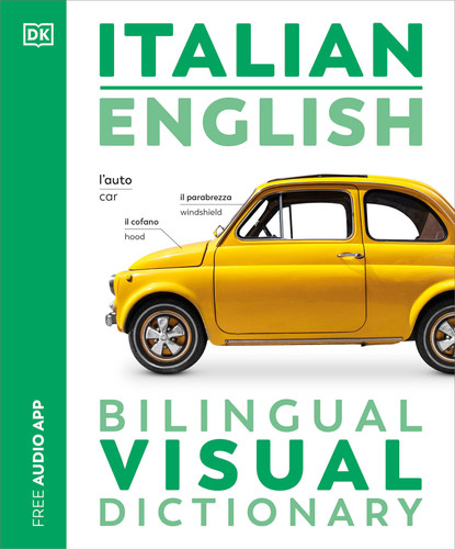 Italian English Bilingual Visual Dictionary (DK Bilingual Visual Dictionaries) book cover by DK