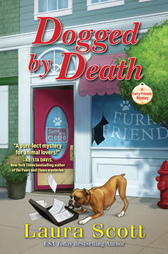 Dogged by Death: A Furry Friends Mystery (A Furry Friends Mystery) book cover by Laura Scott