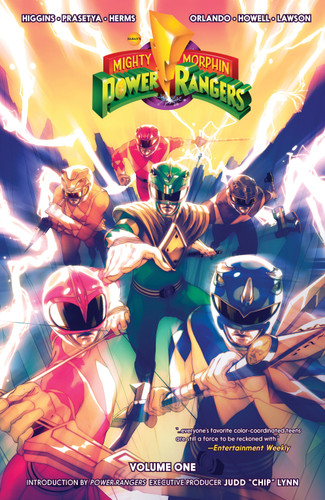 Mighty Morphin Power Rangers Vol. 1 (Mighty Morphin Power Rangers) book cover by Kyle Higgins