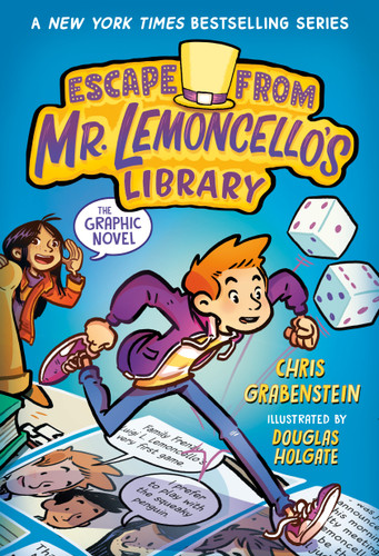 Escape from Mr. Lemoncello's Library: The Graphic Novel (Mr. Lemoncello's Library) book cover by Chris Grabenstein