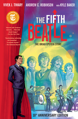 The Fifth Beatle: The Brian Epstein Story (Anniversary Edition) book cover by Vivek J. Tiwary
