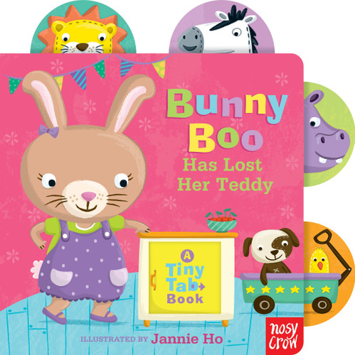 Bunny Boo Has Lost Her Teddy: A Tiny Tab Book (An Interactive Pull-Tab Slider Peekaboo Board Book for Babies and Toddlers - Perfect for Bedtime) (Tiny Tab) book cover by 