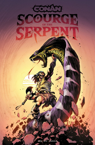 Conan the Barbarian: Scourge of the Serpent (CONAN THE BARBARIAN) book cover by Jim Zub