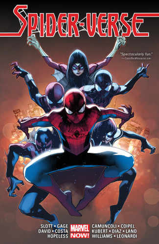 Spider-Verse book cover by Christos Gage, Marvel Various