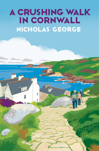 A Crushing Walk in Cornwall (A Walk Through England Mystery) book cover by Nicholas George