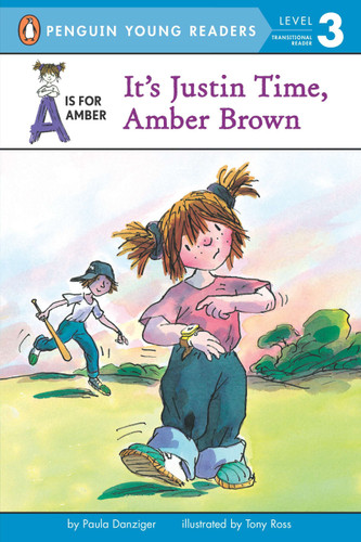 It's Justin Time, Amber Brown (A Is for Amber) book cover by Paula Danziger