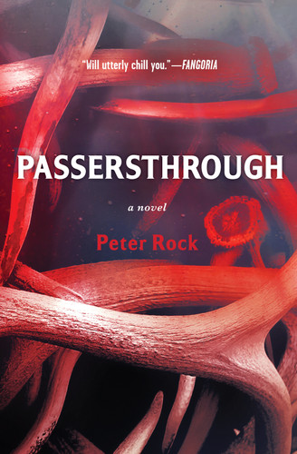 Passersthrough book cover by Peter Rock