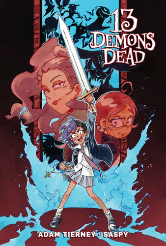 13 Demons Dead book cover by Adam Tierney