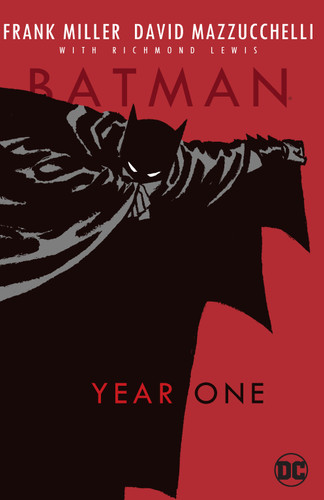 Batman: Year One book cover by Frank Miller, David Mazzucchelli