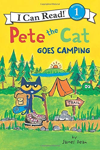 Pete the Cat Goes Camping (I Can Read Level 1) Cover