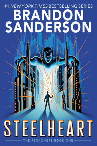 Steelheart (The Reckoners) book cover by Brandon Sanderson