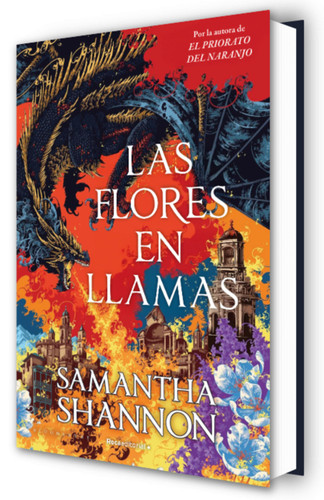 Las flores en llamas / Among the Burning Flowers (Roots of Chaos) (El priorato Del Naranjo) book cover by Samantha Shannon