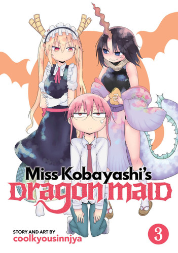Miss Kobayashi's Dragon Maid Vol. 3 (Miss Kobayashi's Dragon Maid) book cover by Coolkyousinnjya