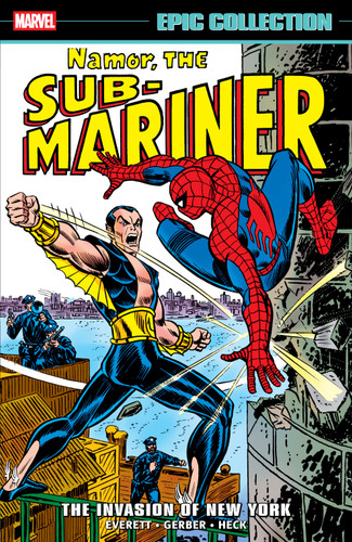 Namor The Sub-Mariner Epic Collection: The Invasion Of New York book cover by Bill Everett, Steve Gerber