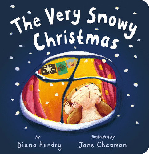 The Very Snowy Christmas: A Sparkly Christmas Board Book for Kids and Toddlers book cover by Diana Hendry