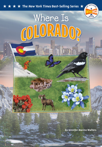 Where Is Colorado? (Who HQ: The 50 States) book cover by Jennifer Marino Walters, Who HQ