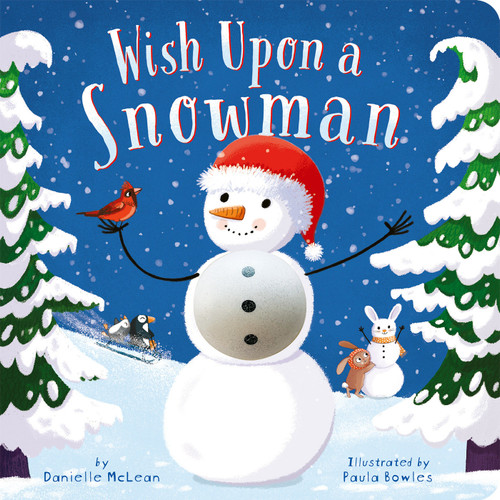 Wish Upon a Snowman: A Touch-and-Feel Christmas Board Book with Squishy Snowman for Kids and Toddlers book cover by Danielle McLean