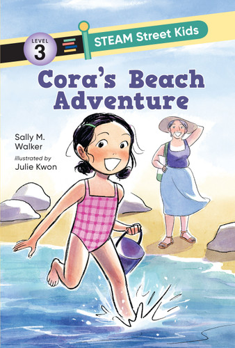 Cora’s Beach Adventure (STEAM Street Kids) book cover by Sally M. Walker