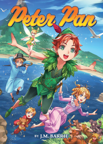 Peter Pan (Illustrated Novel) book cover by J. M. Barrie
