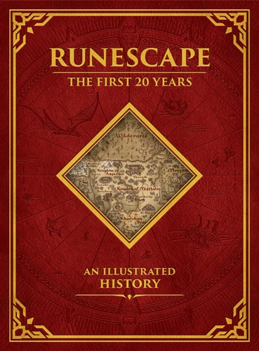 Runescape: The First 20 Years--An Illustrated History book cover by Alex Calvin, JagEx