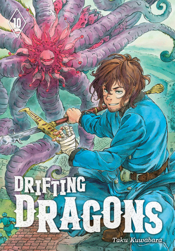 Drifting Dragons 10 (Drifting Dragons) book cover by Taku Kuwabara
