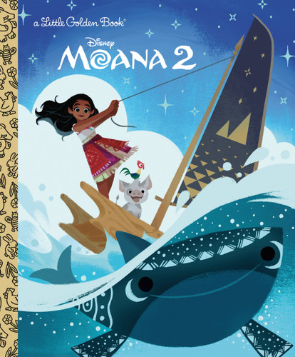 Disney Moana 2 Little Golden Book (Little Golden Book) book cover by 