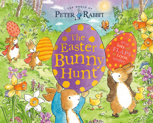 The Easter Bunny Hunt: With Lots of Flaps to Look Under (Peter Rabbit) book cover by Beatrix Potter