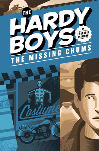 The Missing Chums #4 (The Hardy Boys) book cover by Franklin W. Dixon