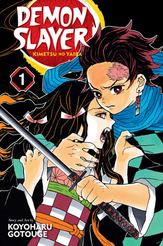 Demon Slayer: Kimetsu no Yaiba, Vol. 1 (Demon Slayer: Kimetsu no Yaiba) book cover by Koyoharu Gotouge