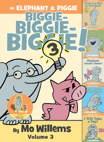An Elephant & Piggie Biggie! Volume 3 (An Elephant and Piggie Book) book cover by Mo Willems