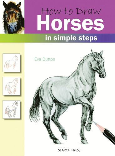 How to Draw Horses in Simple Steps (How to Draw) book cover by Eva Dutton