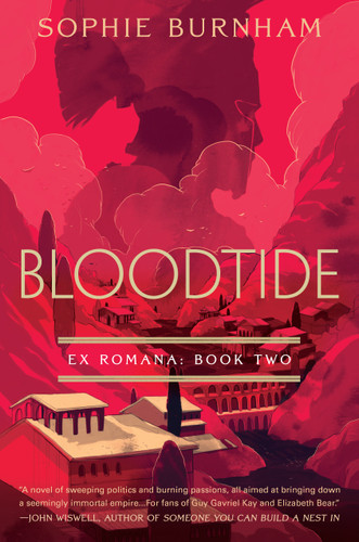 Bloodtide (EX ROMANA) book cover by Sophie Burnham