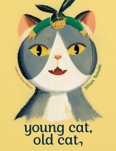 Young Cat, Old Cat book cover by Jillian Tamaki