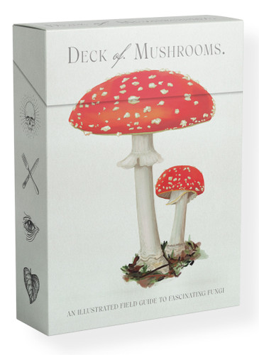 The Deck of Mushrooms: An illustrated field guide to fascinating fungi book cover by Dr. Sapphire  McMullan-Fisher