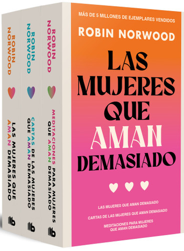 Pack Las mujeres que aman demasiado / Women Who Love Too Much. Pack book cover by Robin Norwood