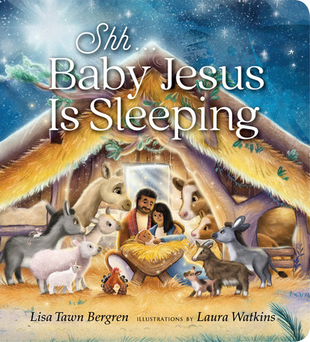 Shh... Baby Jesus Is Sleeping book cover by Lisa Tawn Bergren